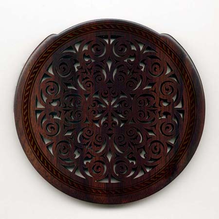 10 rosewood with classic rosette