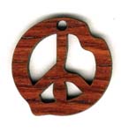 Distorted Peace Symbol Pendant